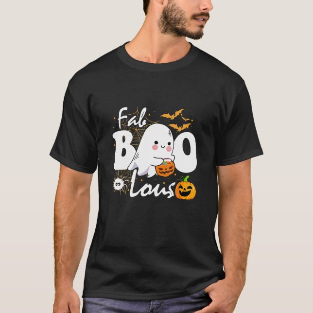 Camiseta Fab Boo Lous Ghost Halloween (Frente)