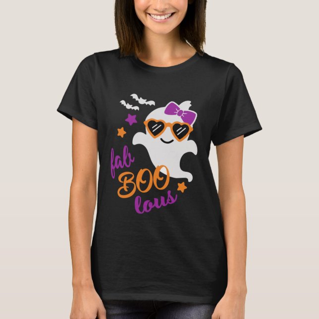 Camiseta Fab Boo Lous Halloween Ghost (Frente)