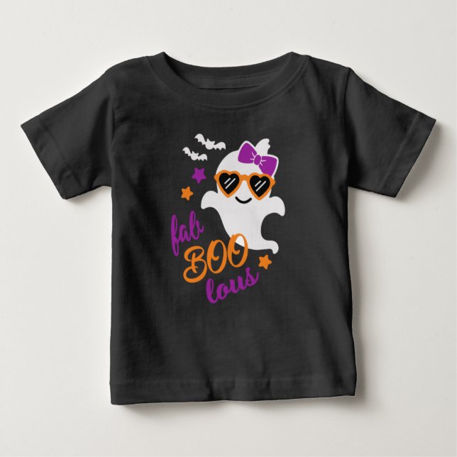 Camiseta Fab Boo Lous Halloween Ghost (Frente)