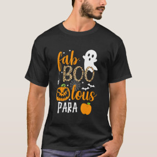Camiseta Fab Boo Lous Para Ghost Halloween