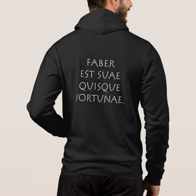 Camiseta Faber est suae quisque fortunae (Verso)