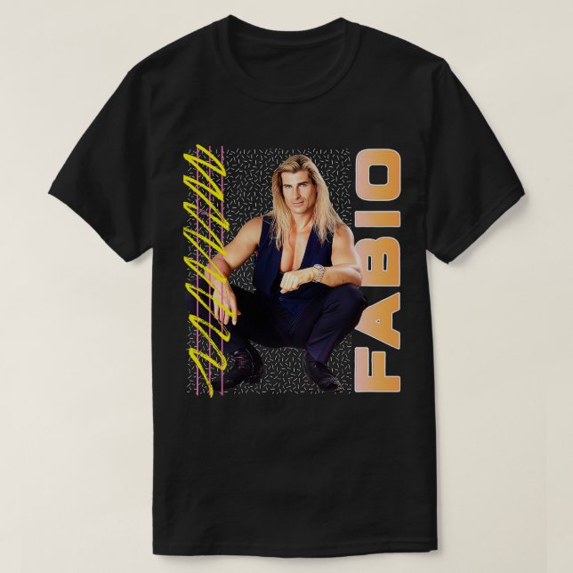 Camiseta Fabio 90s estético (Frente do Design)