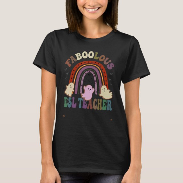 Camiseta Faboolosa fantasia de professor de AEP Esta é minh (Frente)