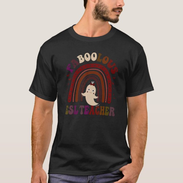 Camiseta Faboolosa fantasia de professor de AEP Este É Meu  (Frente)