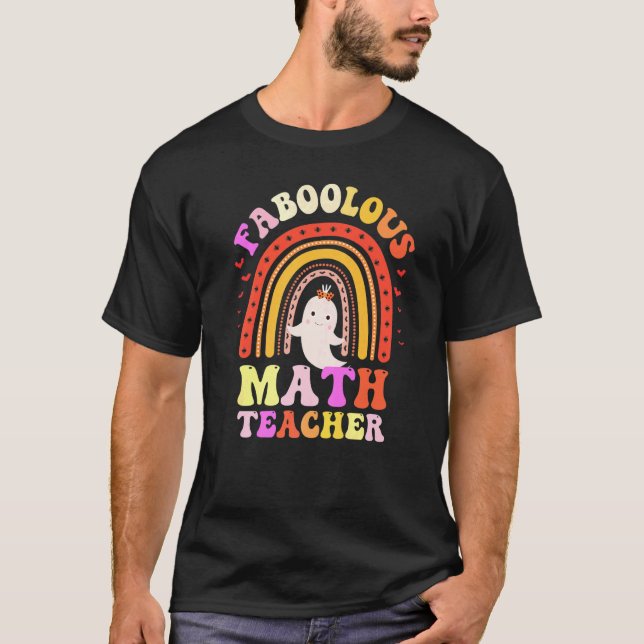Camiseta Faboolosa fantasia de professor de matemática Esta (Frente)