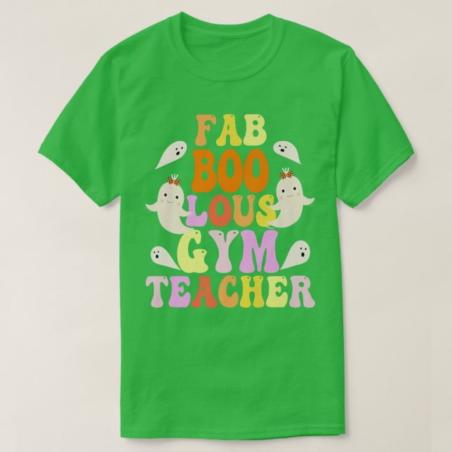 Camiseta Fabooloso GYM TEACHER Figurume Este É O Meu "Spook (Frente do Design)