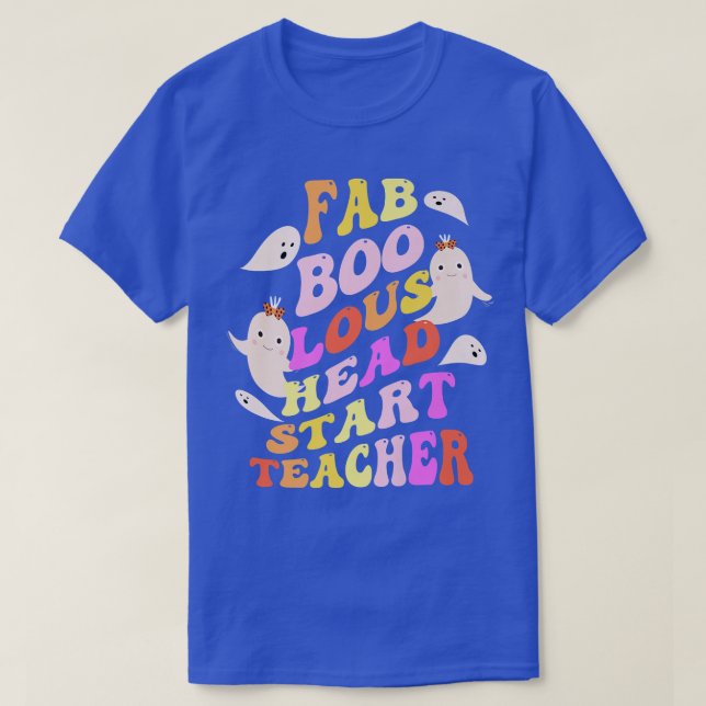 Camiseta Fabooloso HEAD COMEÇAR PROFESSOR Figurino Este É O (Frente do Design)