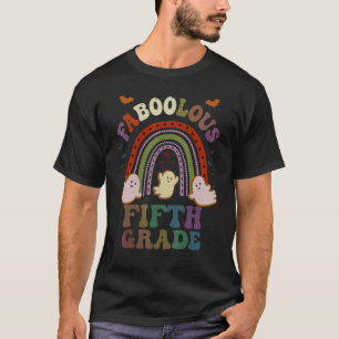 Camiseta FaBOOlous 5 TEACHER Figurume Este É O Meu Spo