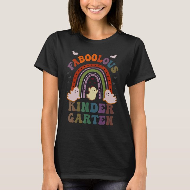 Camiseta FABOOLOUS Farda de Professora de Jardim de Infânci (Frente)