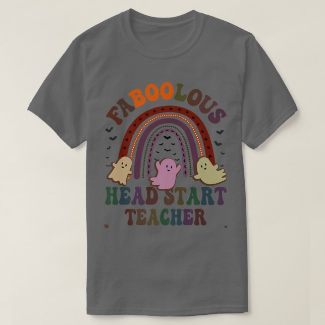 Camiseta FABOOLOUS HEAD START TEACHER Costume This Is My Sc (Frente do Design)