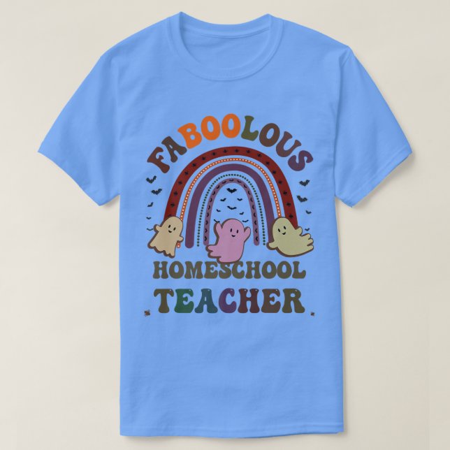 Camiseta FABOOLOUS HOMESCHOOL TEACHER Costume This Is My Sc (Frente do Design)