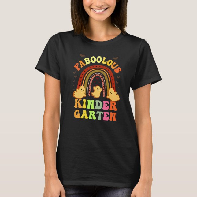Camiseta FABOOLOUS KINDERGARTEN PROFESSORA FABOOLOSA Esta f (Frente)