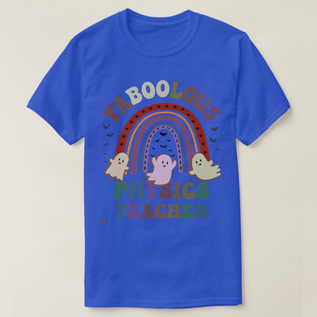 Camiseta FaBOOlous PHYSICS TEACHER Costume This Is My Spook (Frente do Design)