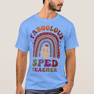 Camiseta FaBOOlous SPED TEACHER Figurume Este É Meu V Spook
