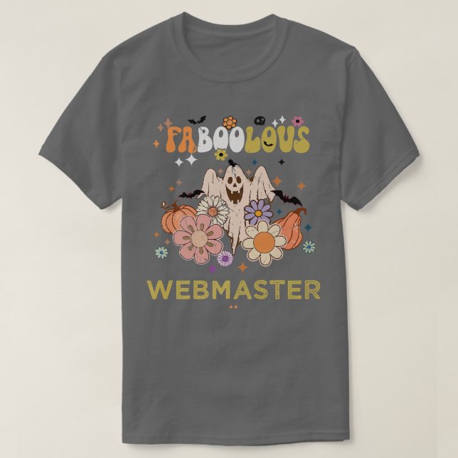 Camiseta FABOOLOUS Webmaster Costume Esta É Minha Tábica Lo (Frente do Design)