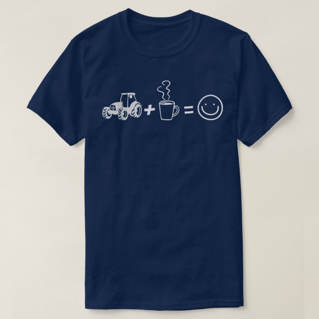 Camiseta Fábrica De Café E Tratores (Frente do Design)