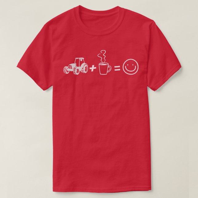Camiseta Fábrica De Café E Tratores (Frente do Design)