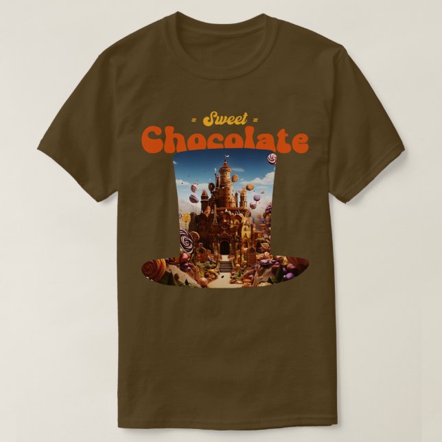 Camiseta Fábrica de Chocolate Doce (Frente do Design)