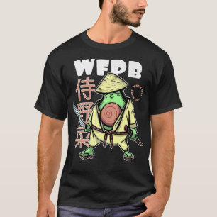 Camiseta Fábrica de Comida inteira Avocado Samurai Japonês