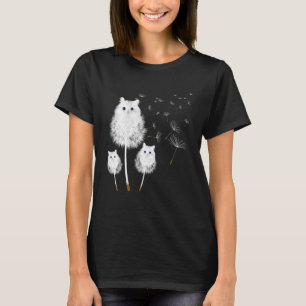 Camiseta Fábrica De Flores De Gato E Proprietário De Animai