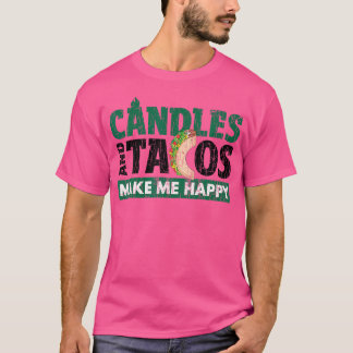 Camiseta Fábrica de Velas Velas Divertidas E Tacos