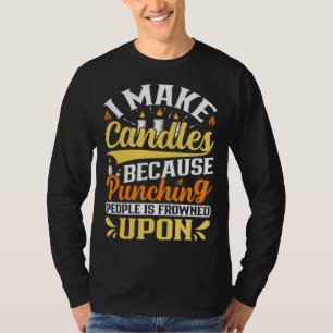 Camiseta Fabricação de Velas Artesanato de Velas Artista de