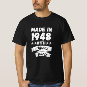 Camiseta fabricado em 1948 com peças originais,