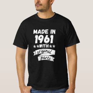 Camiseta fabricado em 1961 com peças originais,