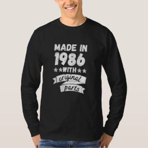 Camiseta fabricado em 1986 com peças originais,