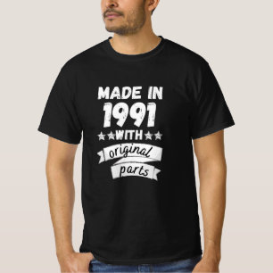 Camiseta fabricado em 1991 com peças originais,