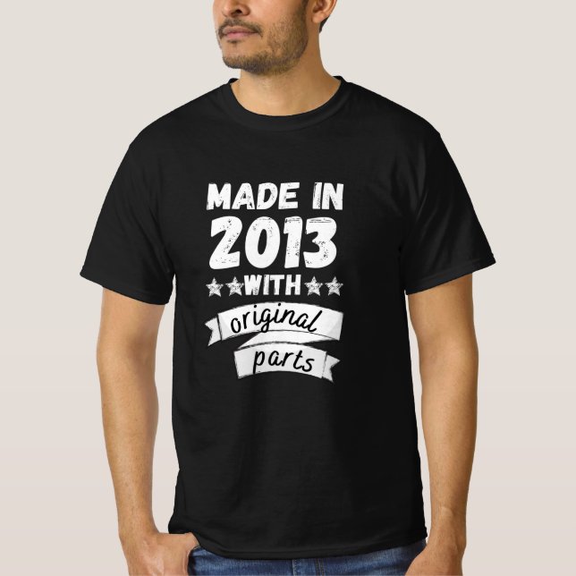 Camiseta fabricado em 2013 com peças originais, (Frente)