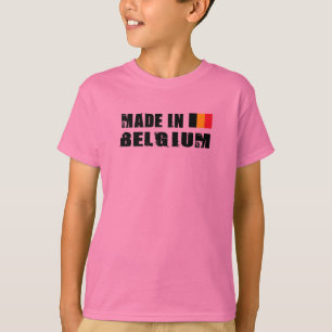 Camiseta Fabricado na Bélgica