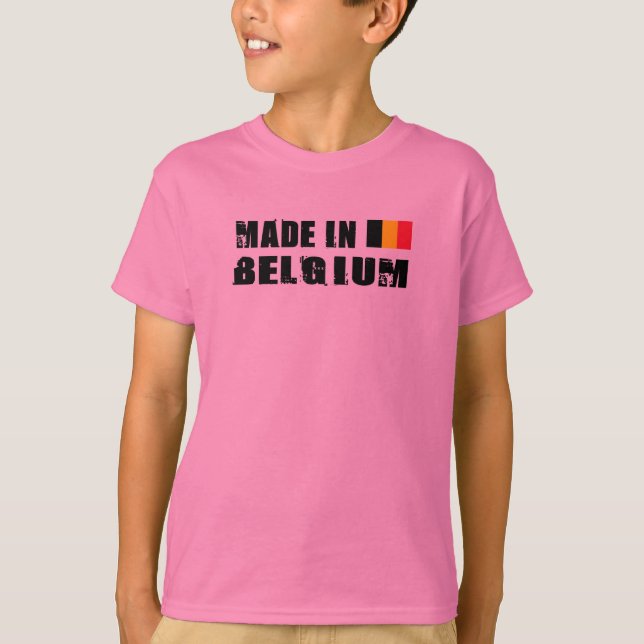 Camiseta Fabricado na Bélgica (Frente)