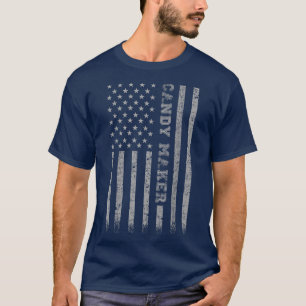Camiseta Fabricador de Doces Bandeira Americana 319