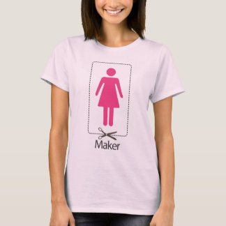 Camiseta Fabricante da menina