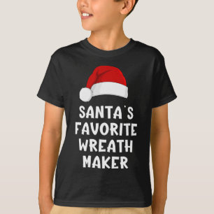 Camiseta Fabricante de Coroa Favorito do Papai Noel de Nata