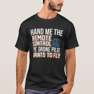Camiseta Fabricante de modelos de drones com piloto quadroc