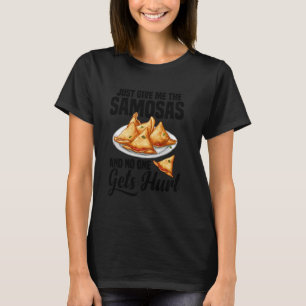 Camiseta Fabricante de Samosas Comida Indiana Vegana Samosa