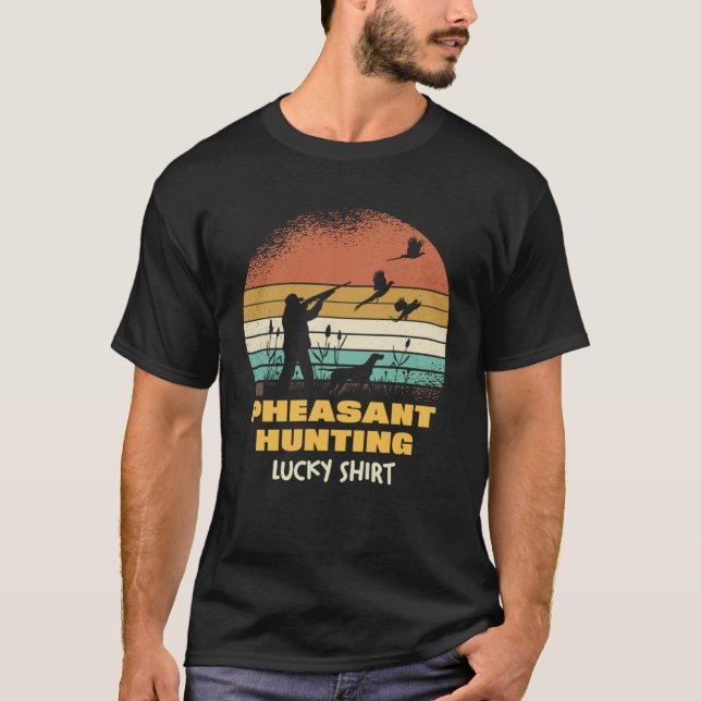 Camiseta Fábricas de caça de faisão (Frente)