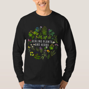 Camiseta Fábricas de cicatrização de plantas e plantas forr