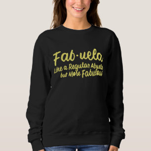 Camiseta Fabuela Definition Abuela Latina Avô espanhol