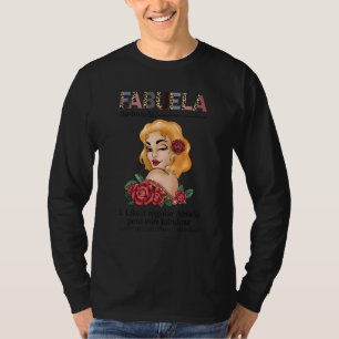 Camiseta Fabuela espanhola Definição Leopardo vermelho