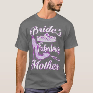 Camiseta Fabulosa Casado de casamento Feliz Mãe da Noiva
