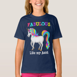 Camiseta Fabulosa Como Minha Tia, Unicórnio Mágico