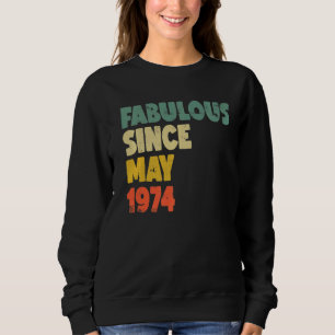 Camiseta Fabulosa Desde Maio De 1974, Menininha Mulher Birt