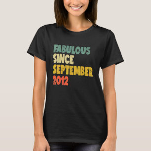Camiseta Fabulosa Desde Setembro De 2012 Menina Mulher B