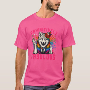 Camiseta Fabulosa Furry Fox Wolf Fursona Fandom