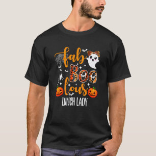 Camiseta Fabulosa Senhora Almoço Professora Halloween