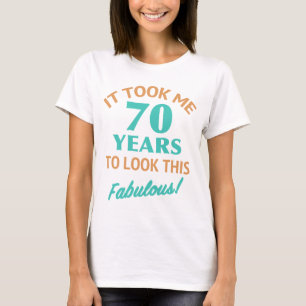Camiseta Fabuloso 70 Birthday