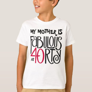 Camiseta Fabuloso a 40 vermelho